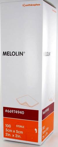 MELOLIN CP STER                5X 5CM 100 66974940