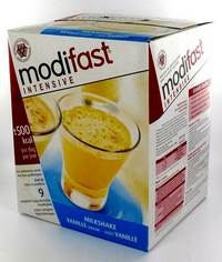 MODIFAST INTENSIVE MILKSHAKE VANILLE       ZAKJE 9