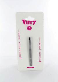 VITRY CLASSIC EPILEERPINCET SCHUIN INOX       1016