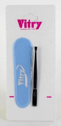 VITRY CLASSIC PINCE EPILER DROIT INOX         1012