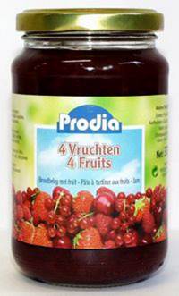 PRODIA JAM 4 VRUCHTEN + FRUCTOSE 370G 6095 REVOGAN