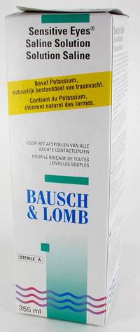 BAUSCH LOMB SENSIT. EYE SALINE 360ML