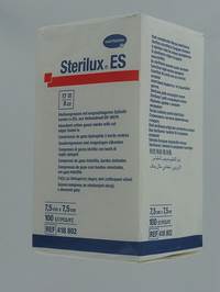 STERILUX ES KP N/ST  8PL  7,5X 7,5CM   100 4188028