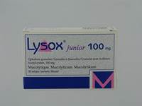 LYSOX JUNIOR GRAN SACH 30X100MG