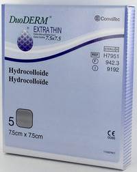 DUODERM EXTRA DUN VERB HYDRO   7,5CMX7,5CM 5 H7951