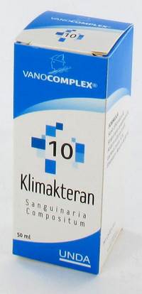 VANOCOMPLEX N10 KLIMAKTERAN  GUTT 50ML UNDA