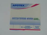 ACETYLCYSTEINE APOTEX COMP EFF 30 X 600 MG
