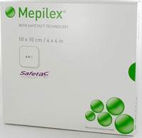 MEPILEX SCHUIMVERB SIL ABS STER  10X10CM  5 294100