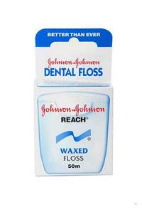 JOHNSON REACH DENTAL FLOSS WAXED  50M