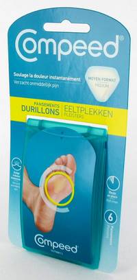 COMPEED PLEISTER EELTPLEK VOETEN MEDIUM  6