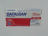 DAFALGAN 600 MG SUPPOS 12