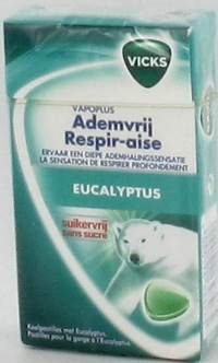 VICKS ADEMVRIJ Z/SUIKER     40G BOX