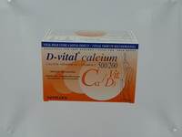 D-VITAL CALCIUM 500/200 ORANGE          SACHET 40