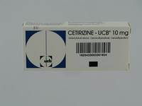 CETIRIZINE UCB COMP PEL. 20 X 10 MG