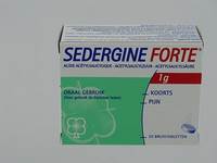 SEDERGINE FORTE 1G BRUISTABLETTEN  20