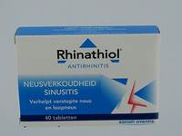 RHINATHIOL ANTIRHINITIS TABL 40