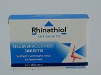 RHINATHIOL ANTIRHINITIS TABL 40