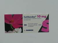 CETIRIZINE SANDOZ 10MG COMP 20 X 10MG