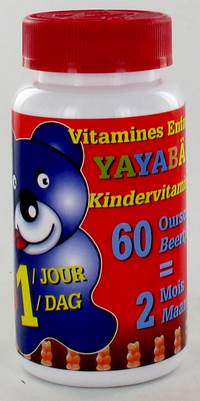 YAYABAR MULTIVITAMINES OURSONS BONBONS 60