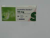 LORATADINE SANDOZ COMP 30 X 10 MG