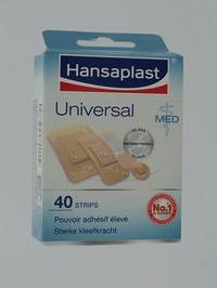 HANSAPLAST MED UNIVERSAL           STRIPS 40 47791