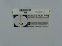 CETIRIZINE UCB COMP PEL. 40 X 10 MG