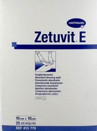 ZETUVIT E HARTM STER            10X10CM 25 4137703