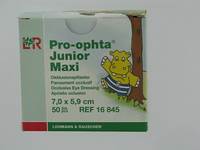 PRO-OPHTA JUNIOR MAXI OOGPLEIST. 7,0X5,9  50 16845