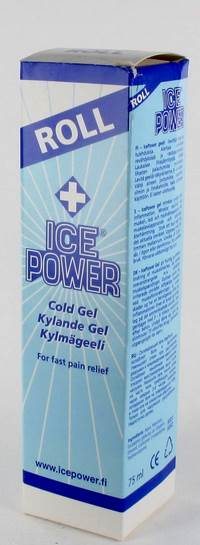 ICE POWER COLD GEL ROLLER TUBE 75ML