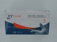 CMT GANTS LATEX BLANC PF           M 100