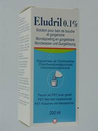 ELUDRIL 0,1% SOL BAIN BOUCHE+GARGAR+DOSEUR 200ML