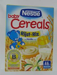 NESTLE BABY CEREALS RIJST-VANILLE  250G