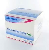 ACETYLCYSTEINE APOTEX SACH 60 X 600 MG