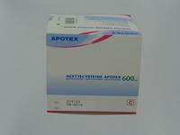 ACETYLCYSTEINE APOTEX COMP EFF 60 X 600 MG