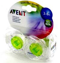 PHILIPS AVENT FOPSPENEN TRANSPARANT SILICONE3-6M 2