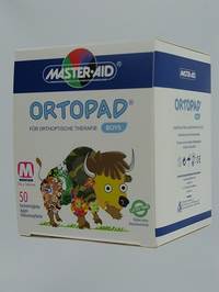 ORTOPAD FOR BOYS MEDIUM OOGKOMPRES        50 73322