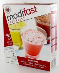 MODIFAST INTENSIVE MILKSHAKE 3-PACK AAR-CHOCO-BAN.