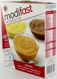 MODIFAST INTENSIVE PUDDING 3-PACK CHOCO-KARAM-VAN.