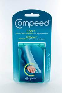 COMPEED CORS+ 2EN1 AVEC ACIDE SALICYLIQUE 6