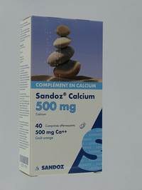 SANDOZ CALCIUM BRUISTABL-COMP EFF 40 ORANGE