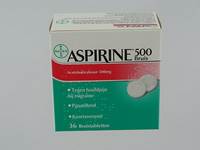 ASPIRINE 500 MG COMP EFF 36