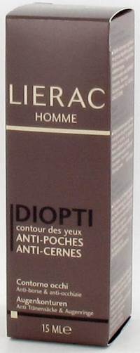 LIERAC HOMME DIOPTI A/POCHES-CERNES  FL POMPE 15ML