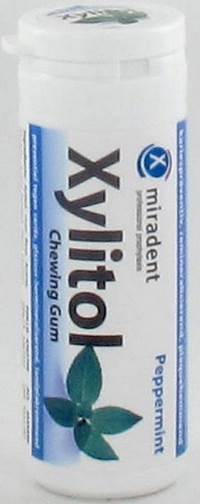 MIRADENT CHEWING GUM XYLITOL MENTHE POIVREE SS 30