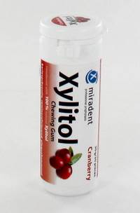 MIRADENT CHEWING GUM XYLITOL CANNEBERGE SS 30