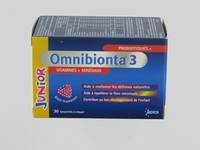 OMNIBIONTA-3 JUNIOR FRAMBOOS KAUWTABLETTEN 30