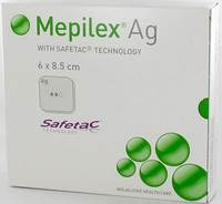 MEPILEX AG VERBAND STERIEL    6,0X 8,5CM  5 287021