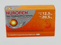 NUROFEN ENFANT 125MG SUPPO 10 X 125 MG