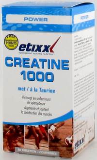 ETIXX CREATINE 3000 + TAURINE TABL 90