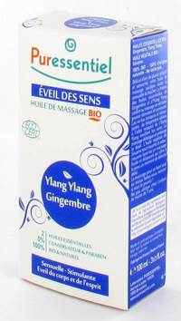 PURESSENTIEL MASS.OLIE YLANG YLANG-GEMBER BIO100ML