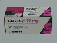 CETIRIZINE SANDOZ 10MG FILMOMH TABL 100 X 10MG